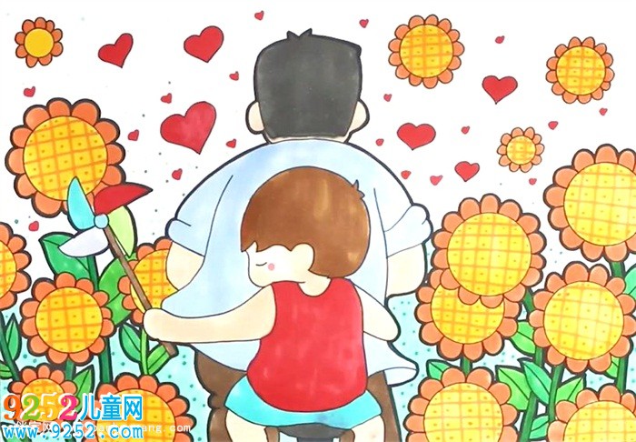 爸爸的本領怎么畫
