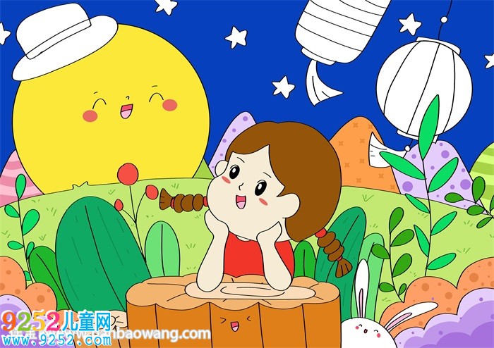畫一張中秋節(jié)的畫