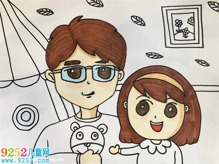 畫(huà)一幅父親節(jié)的畫(huà)