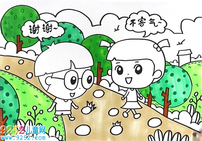 推廣普通話宣傳畫怎么畫
