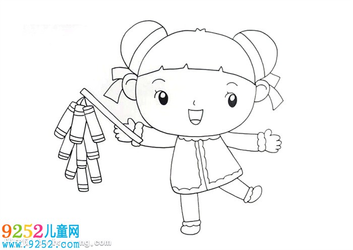 過年<a href=http://www.inspiredelm.com/ertonghua/ target=_blank class=infotextkey>兒童畫</a>怎么畫