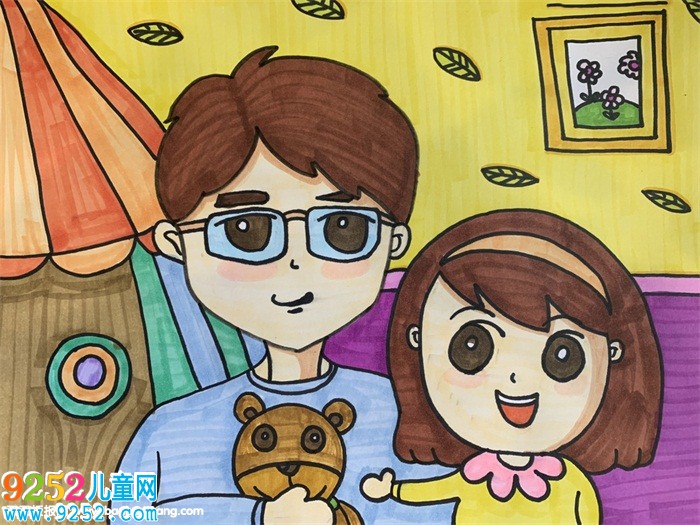 畫(huà)一幅父親節(jié)的畫(huà)