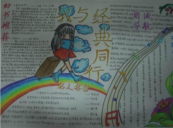 讀書(shū)手抄報(bào)，我與經(jīng)典同行