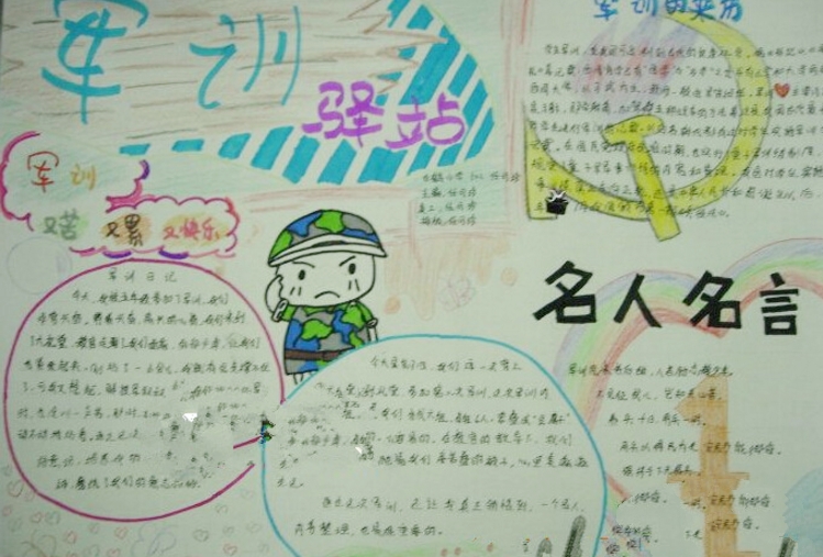 軍訓(xùn)手抄報(bào)，軍訓(xùn)驛站