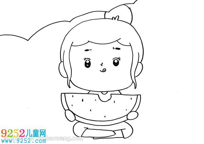 一幅以夏天為主題的畫