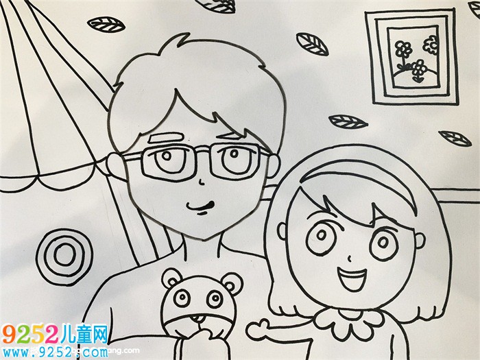 畫(huà)一幅父親節(jié)的畫(huà)