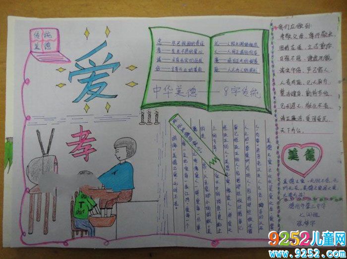 中國傳統(tǒng)文化<a href=http://www.inspiredelm.com/shouchaobao/ target=_blank class=infotextkey>手抄報(bào)</a> 傳統(tǒng)美德