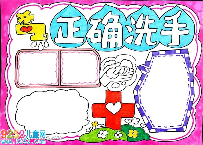 如何正確洗手<a href=http://www.inspiredelm.com/shouchaobao/ target=_blank class=infotextkey>手抄報</a>怎么畫