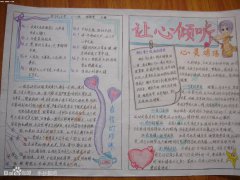心靈雞湯手抄報