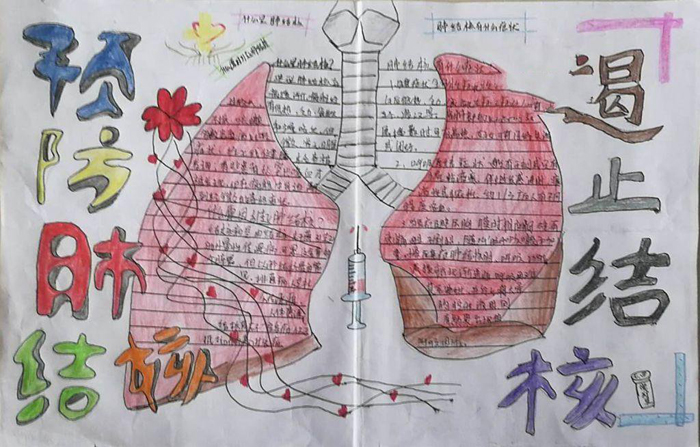 預(yù)防傳染病手抄報(bào)圖片，遏止結(jié)核