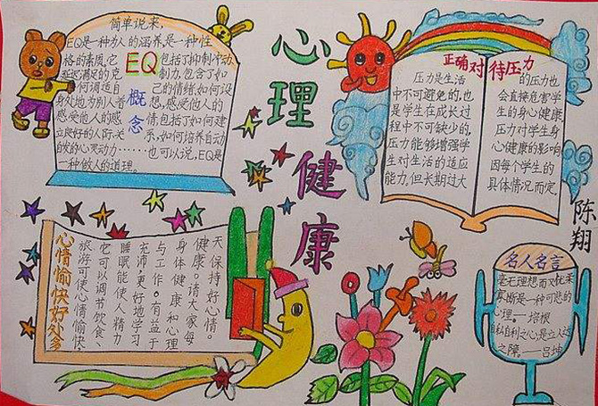 心理健康手抄報(bào)內(nèi)容