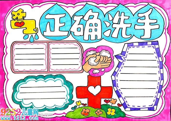 如何正確洗手<a href=http://www.inspiredelm.com/shouchaobao/ target=_blank class=infotextkey>手抄報</a>怎么畫