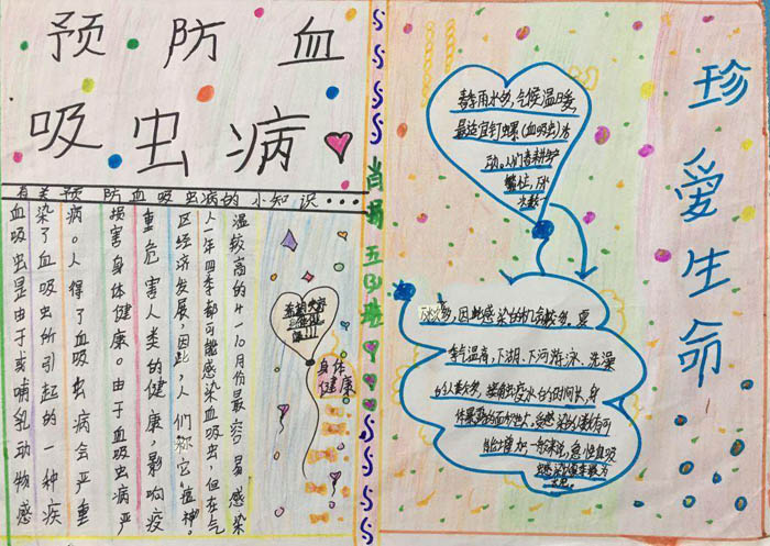 預防疾病手抄報圖片，珍愛生命