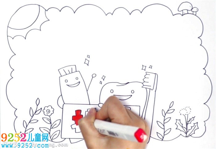 護(hù)牙<a href=http://www.inspiredelm.com/shouchaobao/ target=_blank class=infotextkey>手抄報(bào)</a>怎么畫(huà)