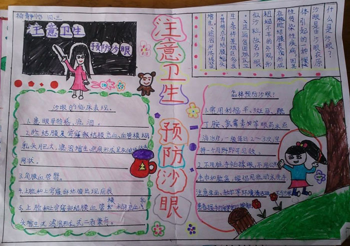 2020年全國(guó)愛眼日手抄報(bào)，愛護(hù)眼睛就是愛護(hù)自己