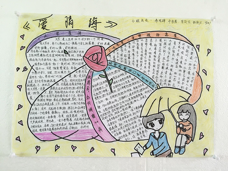 簡單好看的大學(xué)生心理健康手抄報(bào)圖片