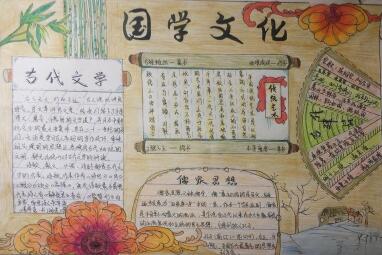 中華傳統(tǒng)文化手抄報(bào)圖片，國(guó)學(xué)文化