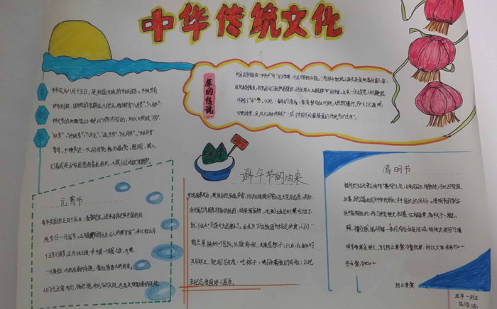 好看的傳統(tǒng)文化手抄報(bào)圖片，傳統(tǒng)節(jié)日