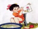 小學(xué)生一年級(jí)看圖寫話-手帕臟了