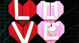 如何折疊LOVE文字愛心折紙步驟圖
