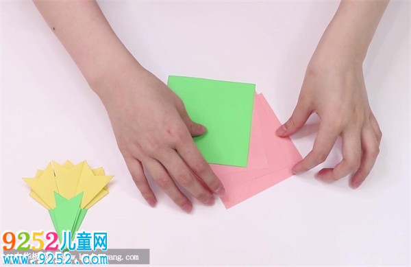 康乃馨怎么折