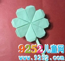 四葉草怎么折步驟圖解