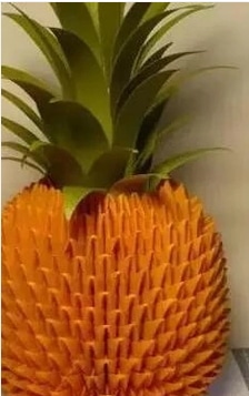紙菠蘿的視頻折法